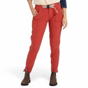 Burton Chaseview Stretch Pants Womens Size 28 Tandori Belted Hiking‎ Slim Cargo